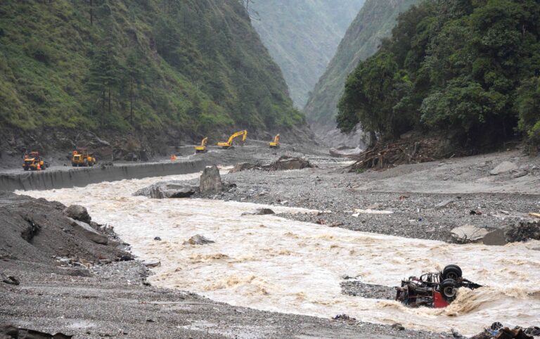Nepal-China Border Flood Death Toll Rises as Rescuers Race to Find Hundreds Missing