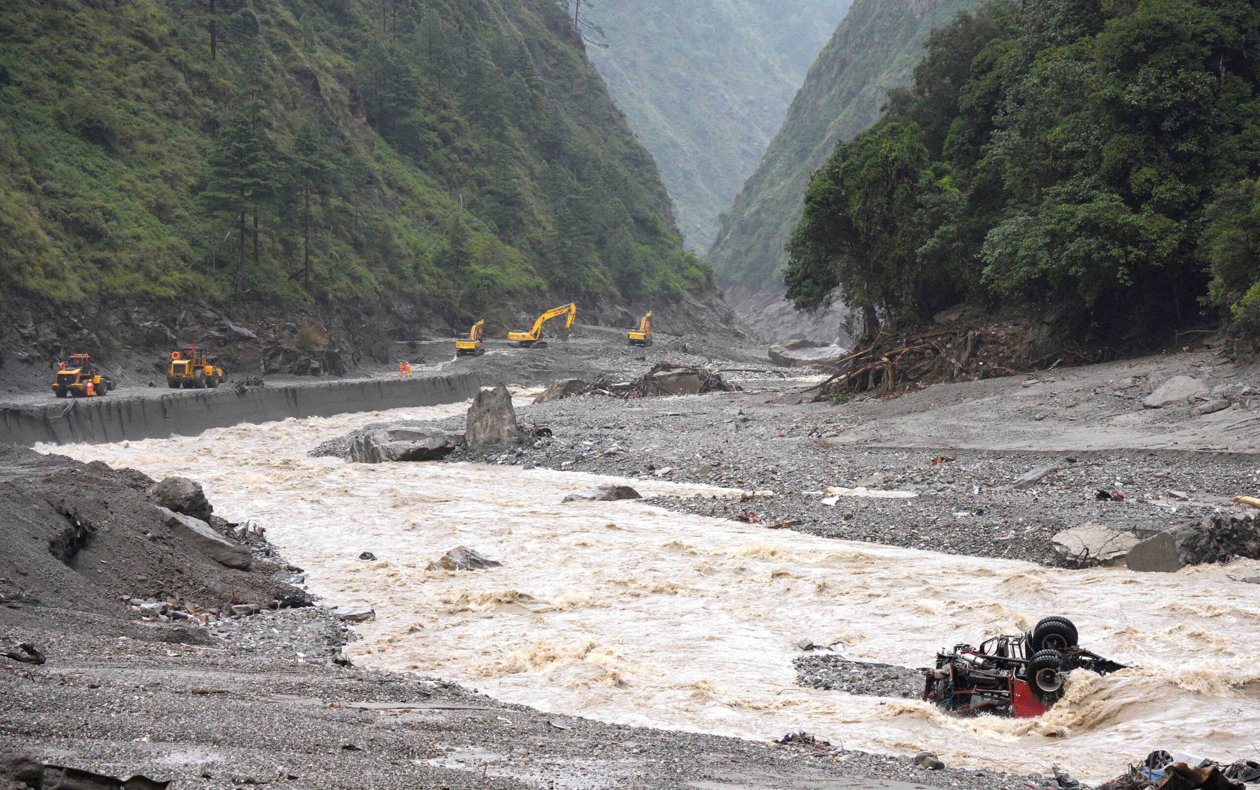 Nepal-China Border Flood Death Toll Rises as Rescuers Race to Find Hundreds Missing